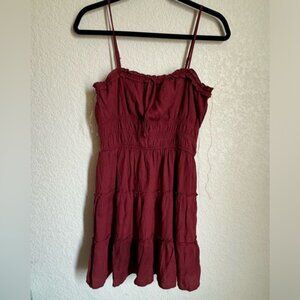 Trixxi Burgundy Sleeveless Dress